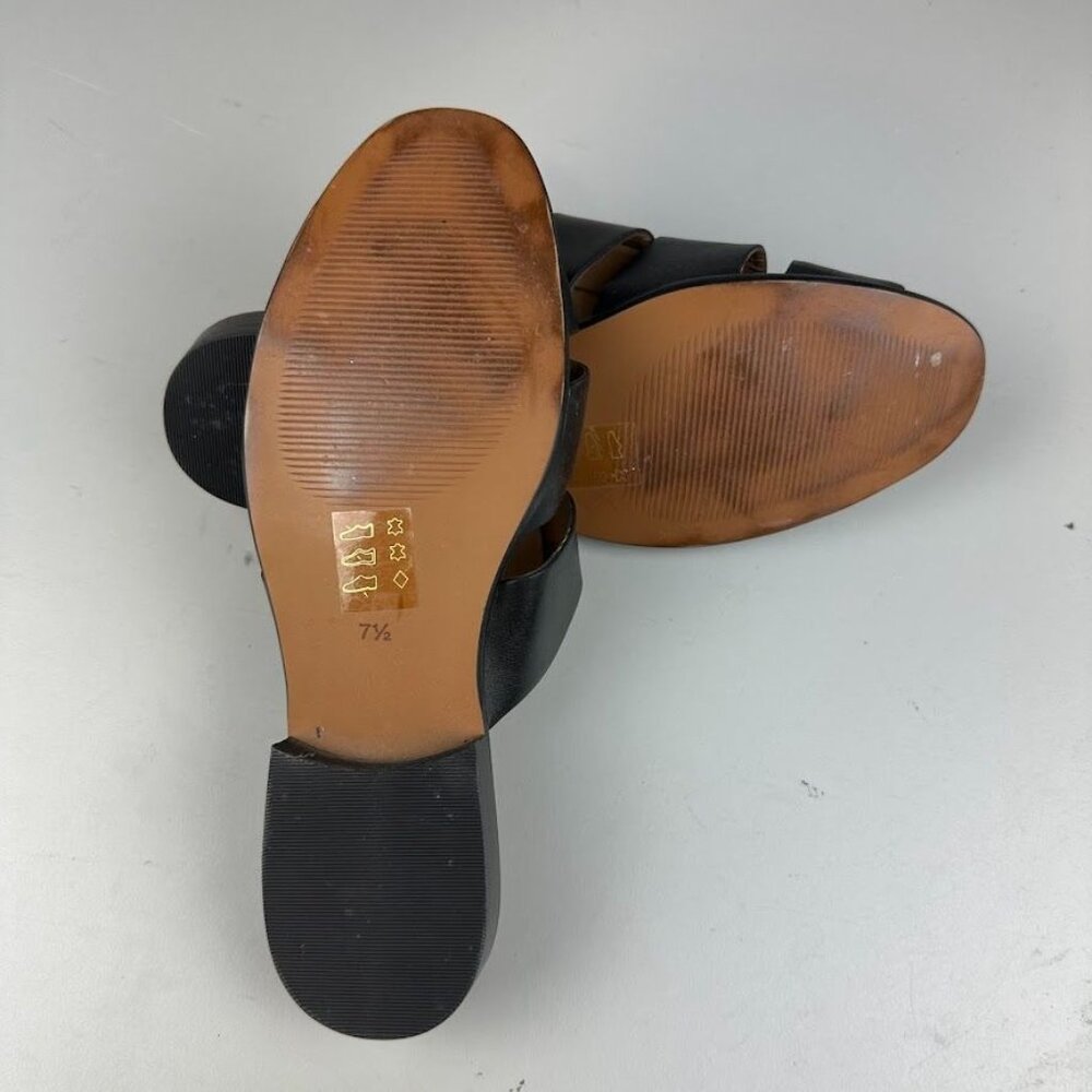 Madewell The Dixson Fisherman Mule in True Black - Picture 9 of 9